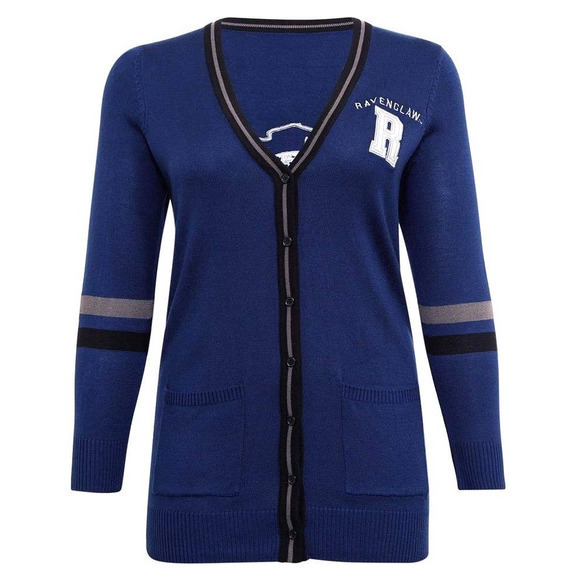 New Torrid 1 (1X 14/16) Harry Potter Button Front Ravenclaw Cardigan Sweater Top - Picture 1 of 3